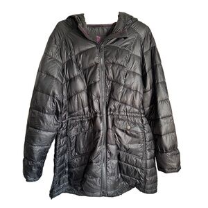 2X Black Nola Puffer Jacket